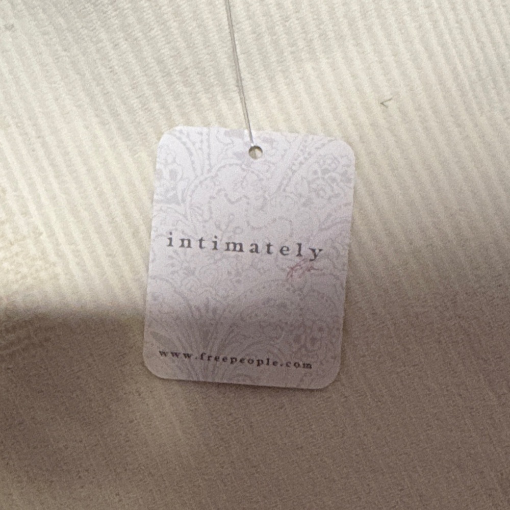 Cream Ribbed Tank Top - Picture 2 of 4